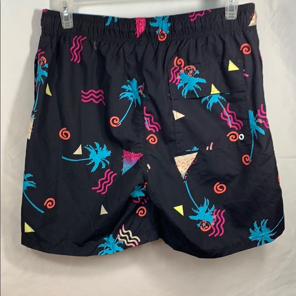 Arizona Jean Co Men’s Palm Tree Funky Swim Trunks - Picture 5 of 6